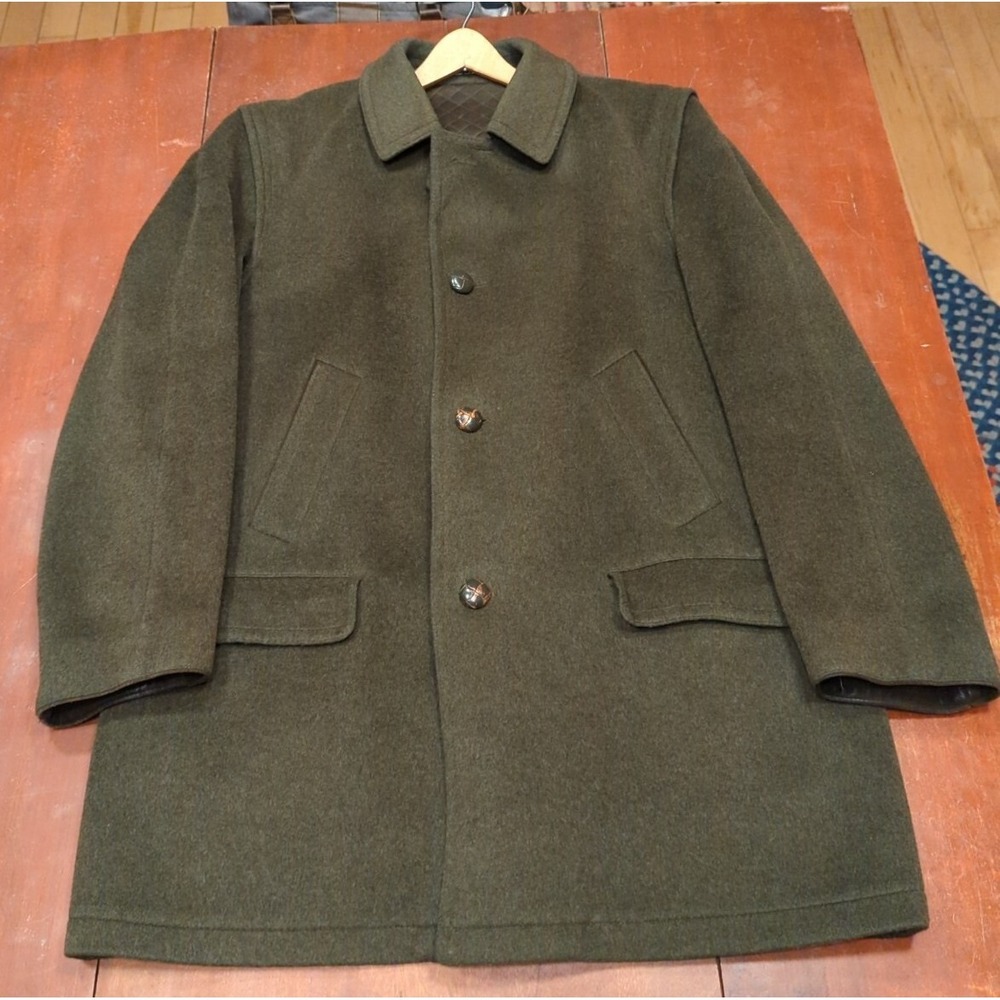 Gorgeous STEINBOCK Green WOOL COAT‎ Mens HIMALAYA Austria *Description for Size*